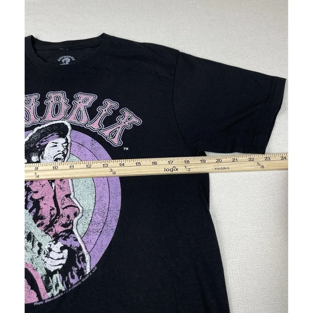 Authentic Jimi Hendrix T-Shirt Black‎ Size Medium